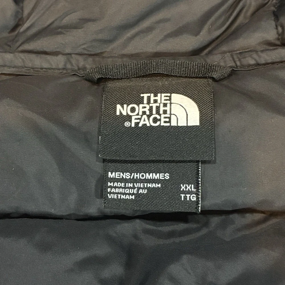 The North Face Men's Hooded 600 Fill Down Jacket Black XXL 2XL Coat Puffer